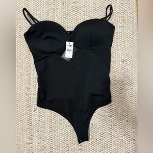 Express Black Sweetheart Bodysuit